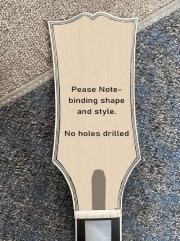 guitar kit LP Style guitar body (Mahogany body with maple cap and binding) 22 fret 24.75 inchmahogany and Rosewood neck with the same binding for(eastflatsflies)