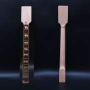 Maple Guitar Neck, 24 frets at 24.75 inch scale, Rosewood Fretboard, parallel bar inlays with locking nut bolt on