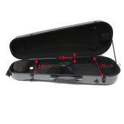 Viola hard Case 15 inch 16 inch Strong Light Carbon Fiber Adjustable Backpack