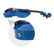 Yinfente Advanced Electric Acoustic Violin Color Blue 4/4 Maple Spruce Nice Tone Ebony Parts