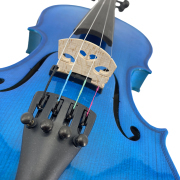 Yinfente Advanced Electric Acoustic Violin Color Blue 4/4 Maple Spruce Nice Tone Ebony Parts