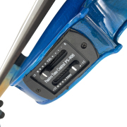 Yinfente Advanced Electric Acoustic Violin Color Blue 4/4 Maple Spruce Nice Tone Ebony Parts