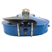 Yinfente Advanced Electric Acoustic Violin Color Blue 4/4 Maple Spruce Nice Tone Ebony Parts