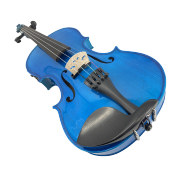 Yinfente Advanced Electric Acoustic Violin Color Blue 4/4 Maple Spruce Nice Tone Ebony Parts