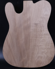 Yinfente Unfinished Tele Guitar Body 3 Pieces Mahogany Flame Maple Veneer HH body and 1piece Flame Maple Veneer Thinline body