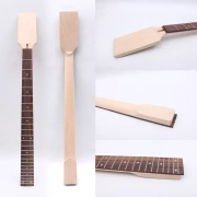 Wide Bass Guitar Neck 24fret 34inch Dot Inlay for 5 string bass guitar necks nut width 46mm, heel width 70mm one rosewood Fretboard, One Maple 4stringsales