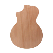 Yinfente Electric Guitar Kit guitar Neck 22 fret 24.75in square inlays with binding bolt on heel Guitar Body Semi-hollow Mahogany maple veneer