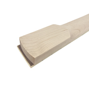 Guitar Neck 22 Fret 24.75 inch fully bound headstock black ebony Fretboard SG Heel Set in bretta_75