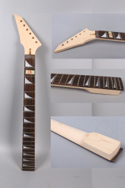 Maple guitar neck 22Fret 25.5inch Rosewood Locking Nut Jackson Reversed Head