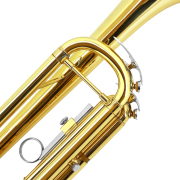 Yinfente Bb Standard Trumpet Set for Beginner Brass Student Trumpet Instrument With Hard Case Cleaning Kit White Gloves Glod