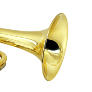 Yinfente Bb Standard Trumpet Set for Beginner Brass Student Trumpet Instrument With Hard Case Cleaning Kit White Gloves Glod