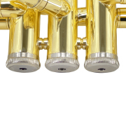 Yinfente Bb Standard Trumpet Set for Beginner Brass Student Trumpet Instrument With Hard Case Cleaning Kit White Gloves Glod