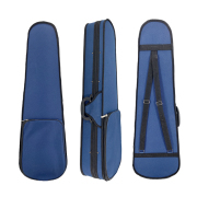 Yinfente 4/4 Full Size Violin Case Blue Nylon Waterproof Lightweight Portable Travel Carrying Bag with Plush Lining Dual Shoulder Straps Triangular Shape