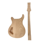 Yinfente 1set Guitar Kit Guitar Neck maple 22 fret rosewood fretboard inlays PRS Guitar Body Mahogany Flame Maple wood DIY Guitar