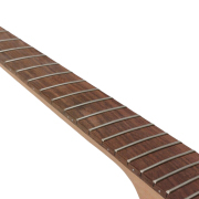 Yinfente PRS style Electric Guitar Neck 24 Fret 25.5 inch Mahogany with Ebony Fretboard No Inlays Black Nut Set In Heel