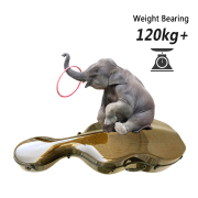 yinfente 4/4 Carbon Fiber Cello Case with Wheels Straps Strong Light Cello Box Brown Protect