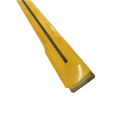 Yinfente 22Fret Guitar Neck 25.5inch Yellow Painting Block Inlay Canada Maple Big Head Fender St Style