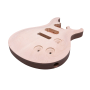 Guitar kit Guitar Body Replacement Maple Curved Top Guitar neck 24fret 24.75inch