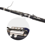 yinfente Ebonite Wood Bassoon C Key 26 Keys Woodwind Instrument with Case Accessories