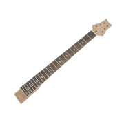yinfente Unfinished guitar neck replacement 22Fret 25inch Mahogany Rosewood Fretboard