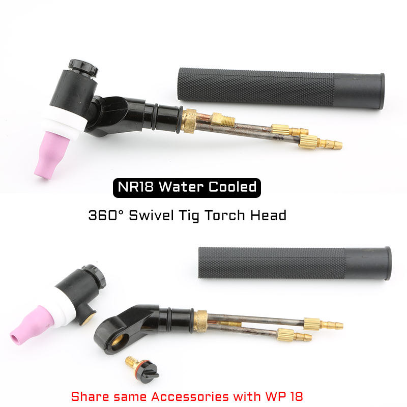 360° Swivel Tig Torch Head NR18 Water Cooled Argon welding Gun (Share same Accessories with WP 18) 360° Swivel Tig Torch 360° Swivel Tig Torch
