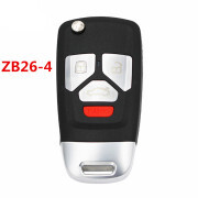 5pcs KD ZB26-3 ZB26-4 KEYDIY KD ZB Smart Key Keyless Go Remote Car Key Remote for KD-X2