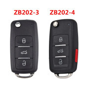 5pcs KD ZB202-3 ZB202-4 KEYDIY KD ZB Smart Key Keyless Go Remote Car Key Remote for KD-X2 KD-MAX