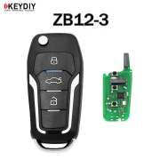 5pcs KD ZB12-3 ZB12-4 KEYDIY KD ZB Smart Key Keyless Go Remote Car Key Remote for KD-X2
