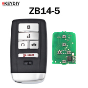 5pcs KD ZB14-3 ZB14-4 ZB14-5 KEYDIYKD ZB Smart Key Keyless Go Remote Car Key Remote for KD-X2