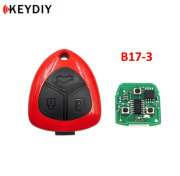 5pcs KD B17-3 KEYDIY Buttons Universal Remote Control Smart Car Key for Ferrari Style with Uncut Blade for KD900 KD-X2 URG200 Mini KD