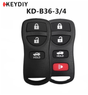 5pcs KD B36-3/4 KEYDIY Remote Car Keys For Nissan Style KD900/KD-MAX/KD-X2 MINI Key Programmer B Series Remote Control