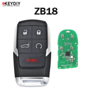 5pcs KD ZB18 KEYDIY ZB18 KD ZB Series Smart Key Car Remote for KD-X2 KD-MAX for Chrysler Dodge Jeep Style
