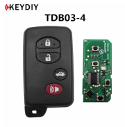 5pcs KD TDB03-3 TDB03-4 KEYDIY Universal KD MINI Tool/KD-MAX 4D Smart Key Generation TDB Remote for Toyota/Lexus/Subaru Car Keys