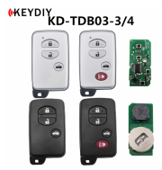 5pcs KD TDB03-3 TDB03-4 KEYDIY Universal KD MINI Tool/KD-MAX 4D Smart Key Generation TDB Remote for Toyota/Lexus/Subaru Car Keys
