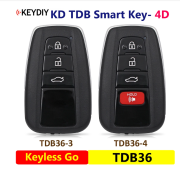 5pcs KD TDB36-3 TDB36-4 KEYDIY Universal KD TDB 4D Smart Key FCC ID: 0140 3370 5290 0500 6601 0111 F433 A433 6221 for Toyota for Lexus