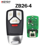 5pcs KD ZB26-3 ZB26-4 KEYDIY KD ZB Smart Key Keyless Go Remote Car Key Remote for KD-X2