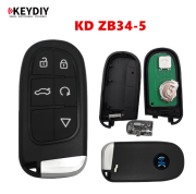 5pcs KD ZB34-5 KEYDIY Universal Smart key KD ZB Series Remote for Jeep Style Car Key for KD-X2 KD-MAX 1PCS Original