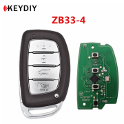 5pcs KD ZB33-3/4 KEYDIY Smart Key ZB Series Remotes Multiple Models for KD-X2 KD-MAX Programmer Replacement for Hyundai Car Keys