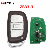 5pcs KD ZB33-3/4 KEYDIY Smart Key ZB Series Remotes Multiple Models for KD-X2 KD-MAX Programmer Replacement for Hyundai Car Keys