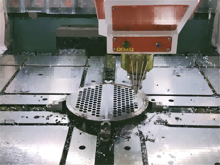 Application of high-speed CNC drilling and milling machine for processing flange and tubesheet workpieces