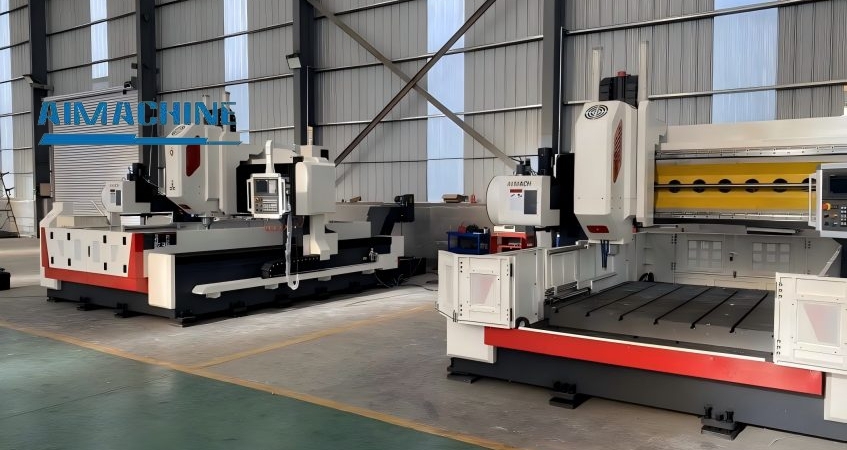 South African Customers Visit Our Factory to Inspect CNC Gantry Drilling and Milling Machines