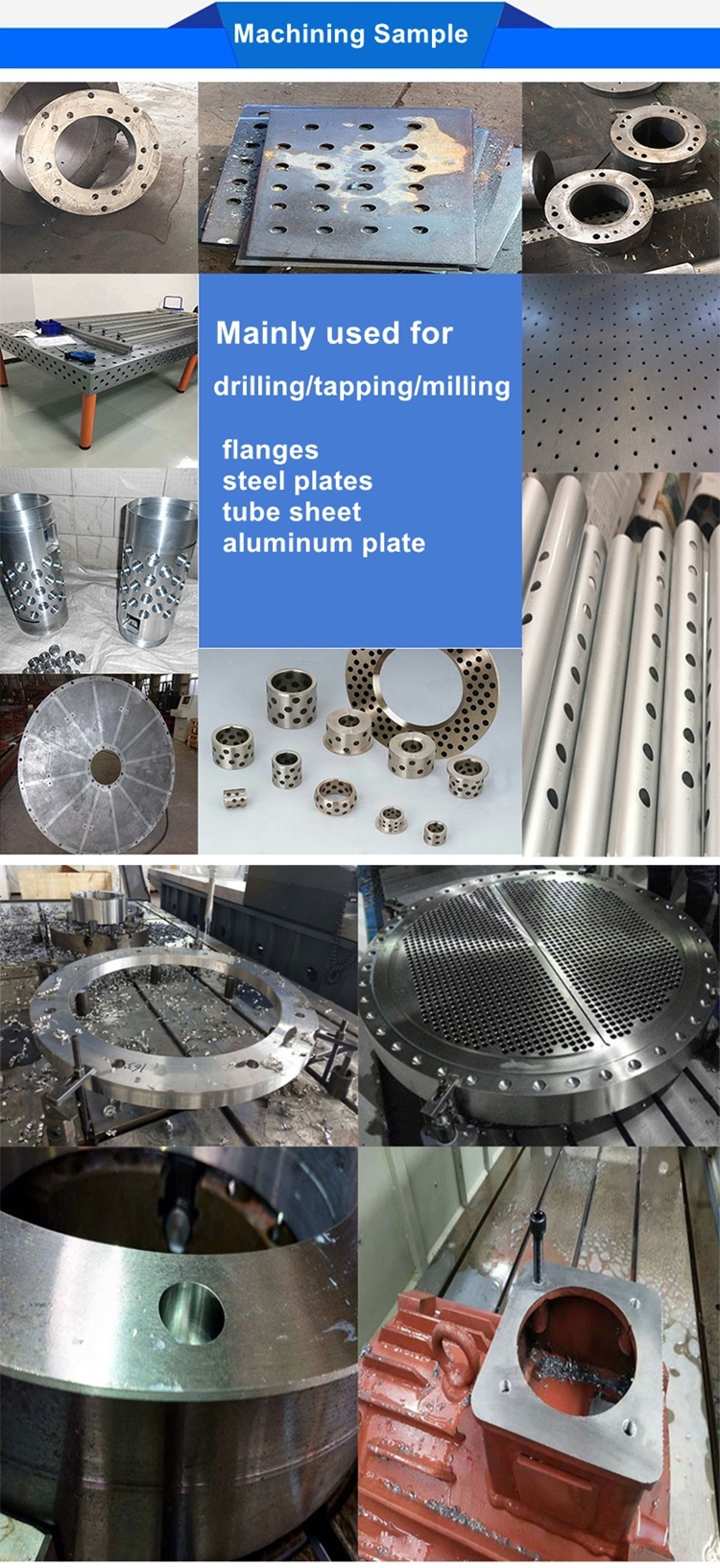 AWT3020 3000r/min High Speed CNC Gantry Drilling Machine For Tube Sheet/Flange
