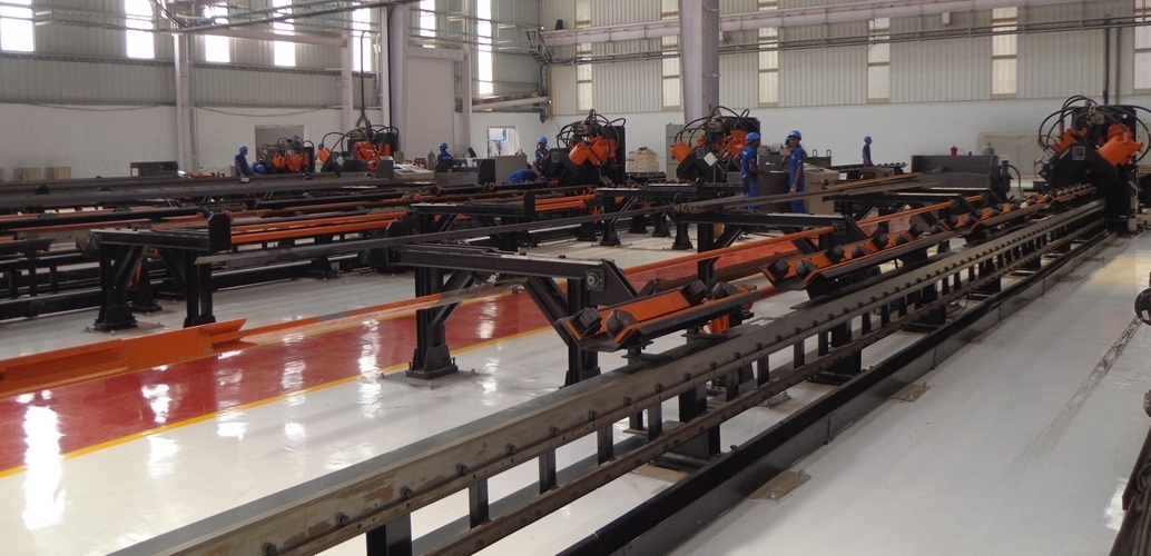 High-Speed Automated CNC Angle Punching Machine for Power Transmission Towers & Steel Structures