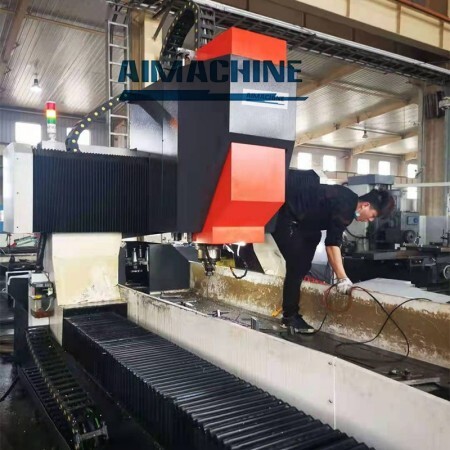 AWT9000 CNC Gantry Drilling Machine For Tube Sheet/Flange/Steel Plates