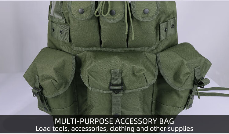 Factory Price 80L Large Tactical Backpack Computer Interlayer Back Pack Alice Backpack with Frame