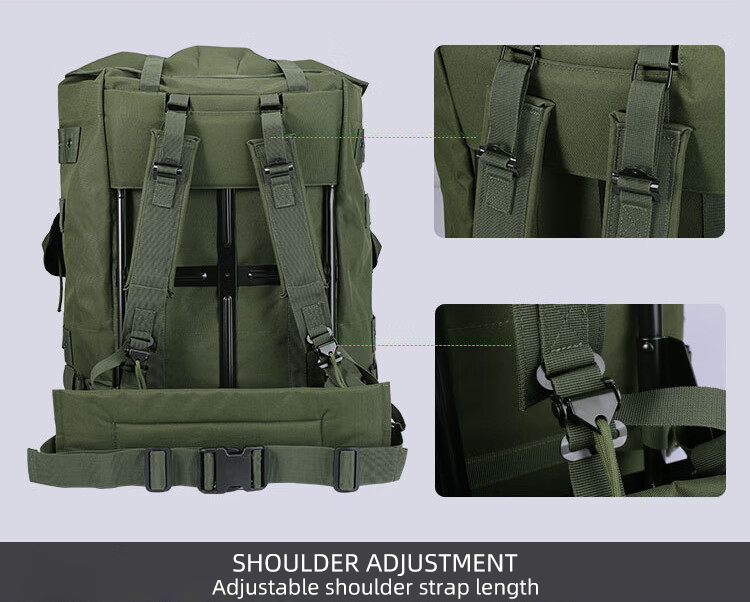 Factory Price 80L Large Tactical Backpack Computer Interlayer Back Pack Alice Backpack with Frame
