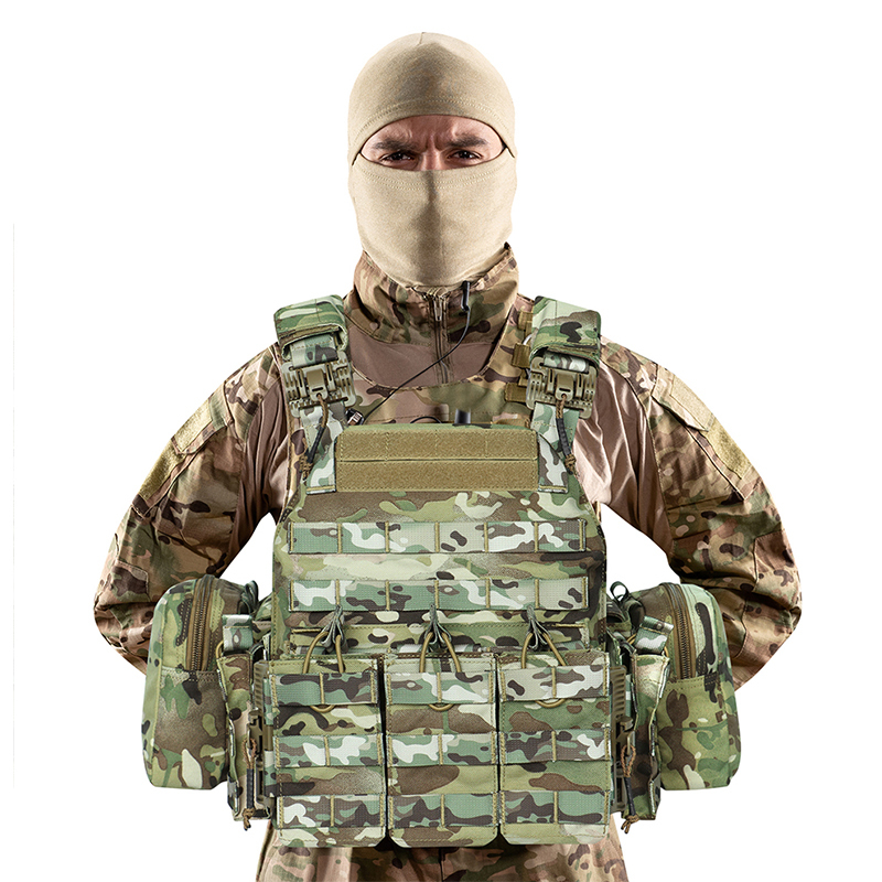 Artex Tactical Vest with Triple Magazine Pouch 1000D Nylon Fabric Quick Release 6094K Hunting Airsoft Combat Accessories