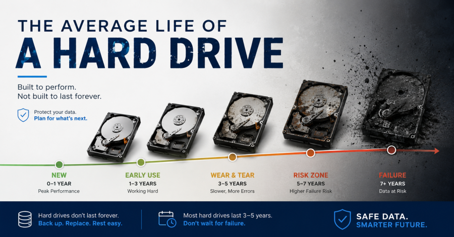 The Average Life of a Hard Drive