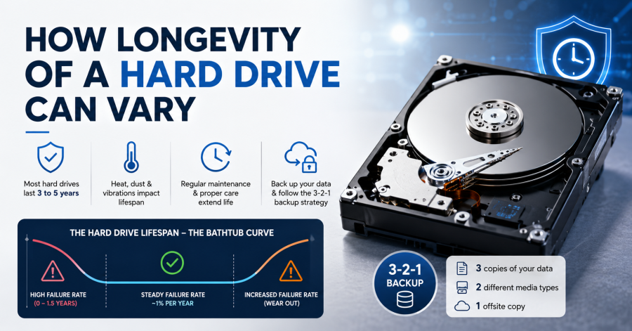 How Longevity of a Hard Drive Can Vary