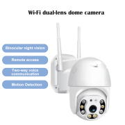 Wireless surveillance camera,high-definition outdoor waterproof Wi-Fi monitor,360° dome camera security surveillance camera(Y08w)